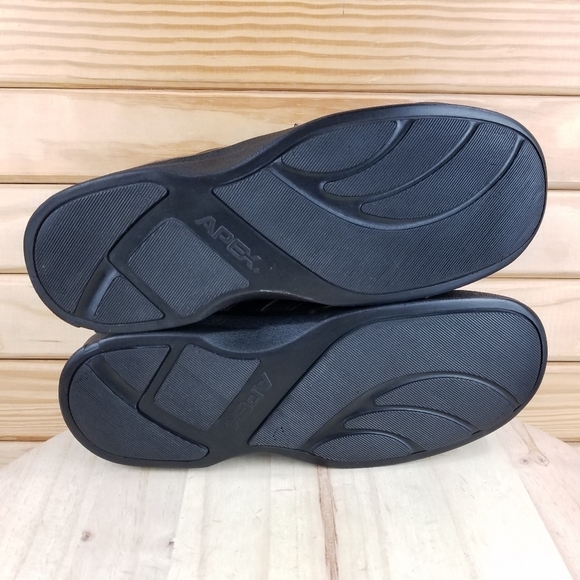 Apex B2060M Brown Leather Comfort Casual Shoes Lace-up Oxfords Men's 10M - Picture 4 of 11